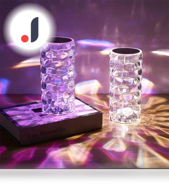 Crystal Lamp with Water Droplets — Night Lights, Zhou Yajin