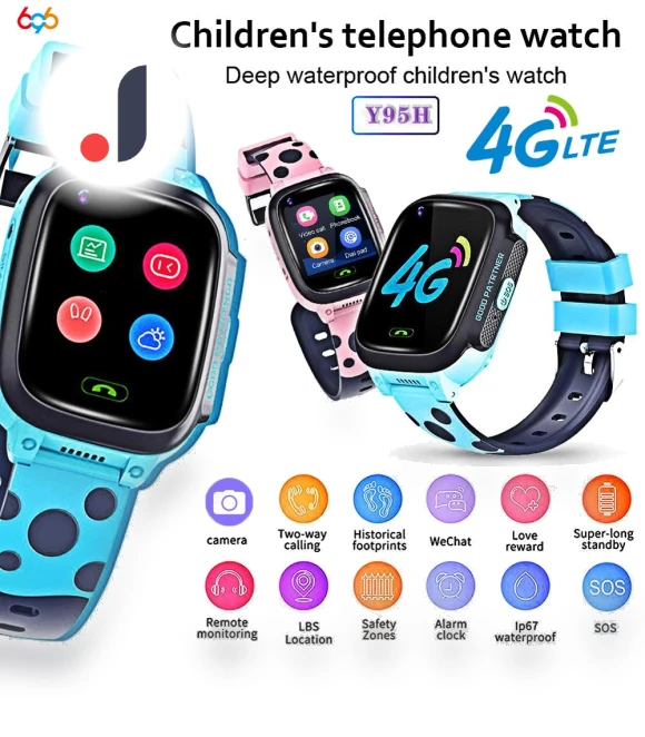 Kids Smartwatch Phone with GPS — Location Tracking Devices, ESSAGER