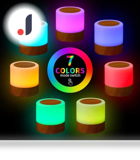 Rechargeable Color-Changing Touch Lamp — Creative Lighting Solutions, Factory Discount Outlet