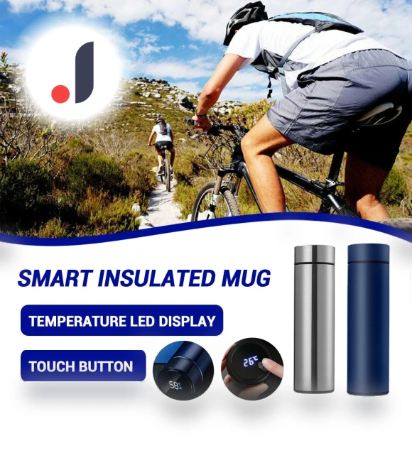 Smart Thermos with LCD Display — Beverage Warmers, Vegetables