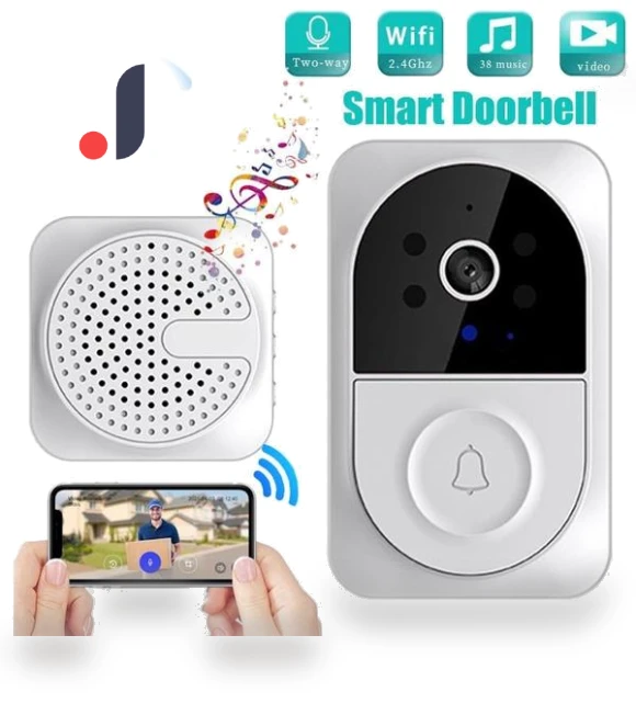 Wi-Fi Doorbell Camera — Smart Home Security, Refreshing Home