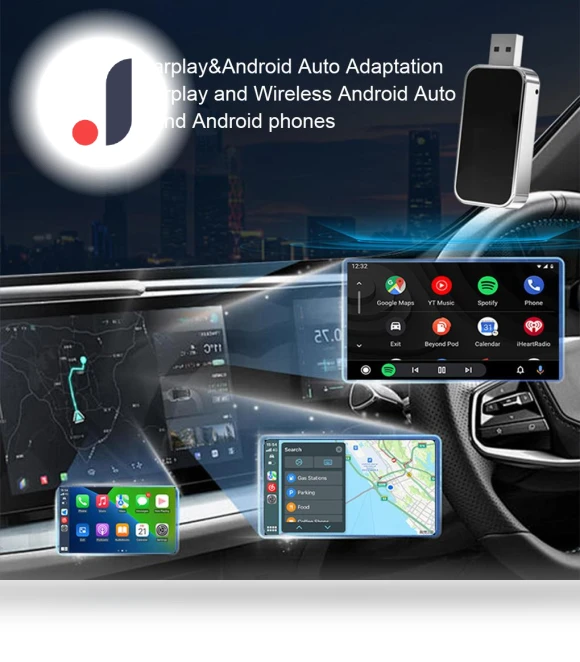 2 in 1 AI Box Mini Wired and Wireless Carplay Android Adapter — Car Accessories & Gadgets, Cars Auto Home