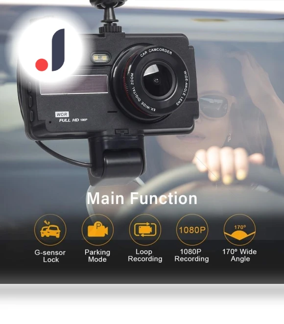 4-inch Car Dash Cam — Dashboard Cameras, Optimized General