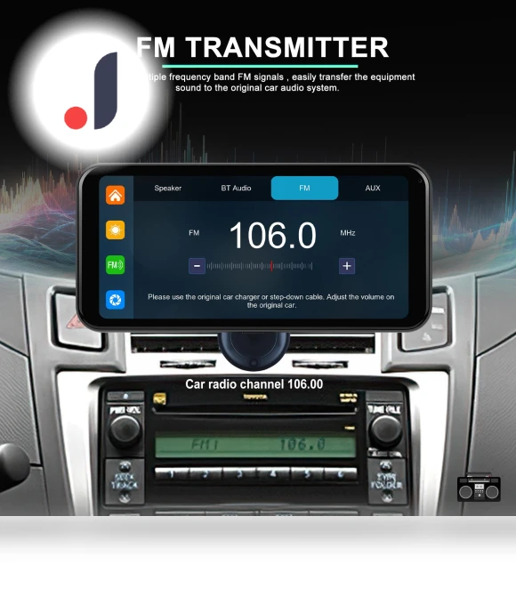 6.25-inch Wireless CarPlay Android Auto Multimedia Video Player — Stereo Receivers, Cars Auto Home