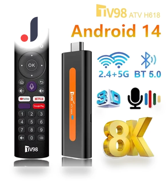 8K ATV Smart TV Stick — Ultra HD Media Players, Meiteai-All
