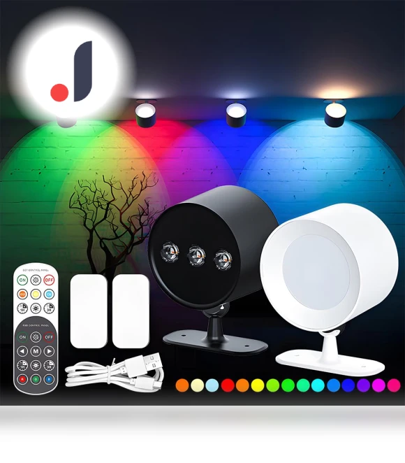 Adjustable Brightness Two-Sided LED Wall Lamp with Charging — Desk & Table Lighting, Your Warm Home