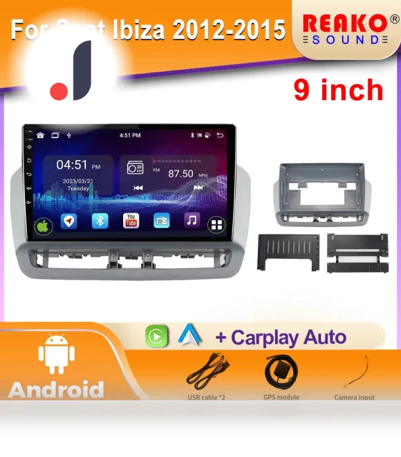Android Auto Radio Car Multimedia Video Player — Stereo Receivers, Reakosound