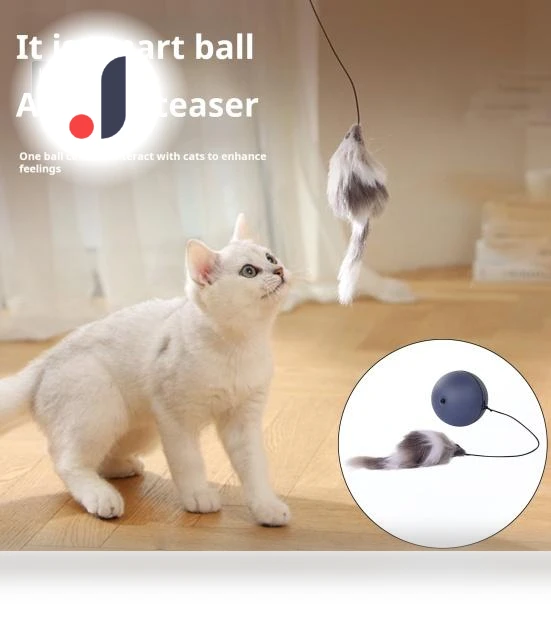 Automatic Cat Toy with Rolling Ball — Cat Playthings, Kitty Cat House