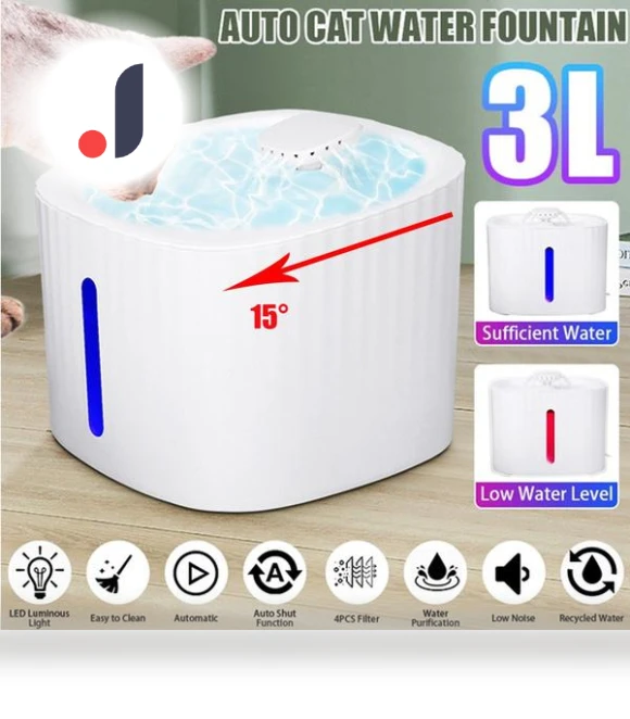Automatic Water Dispenser for Pets — Feeding Supplies, Refreshing Home