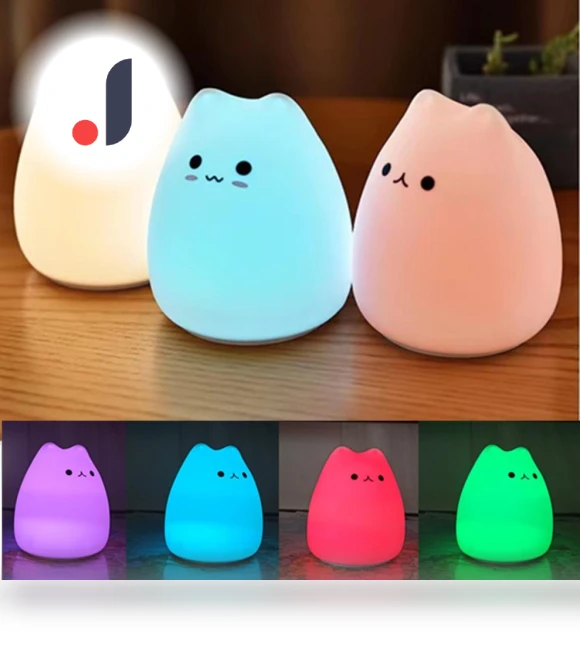 Cute Cat Night Light — Night Lights, Refreshing Home