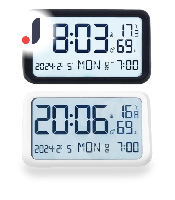 Digital Clock with Large Touch Screen — Clocks, Home Textile Home Decoration