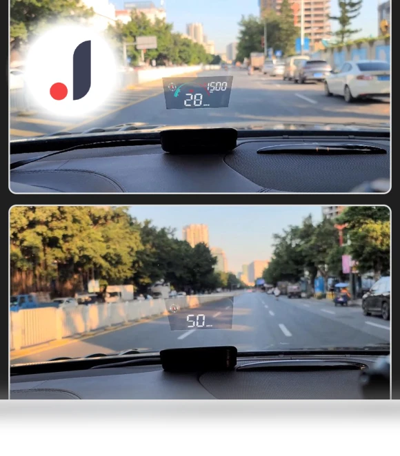 Digital GPS Speedometer Overspeed Alarm Car Head Up Display Projector Screen — Navigation & GPS Accessories, Auto Accessories Home