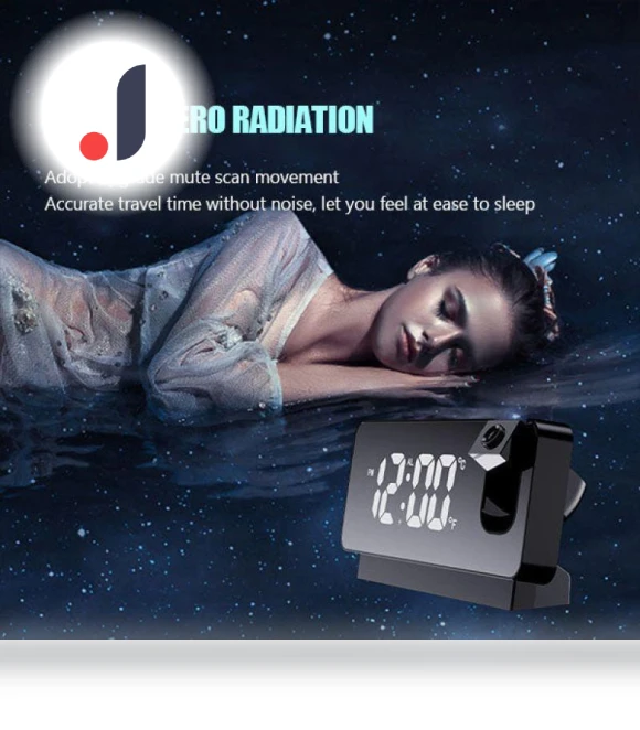 Digital Projection Alarm Clock — Alarms & Clocks