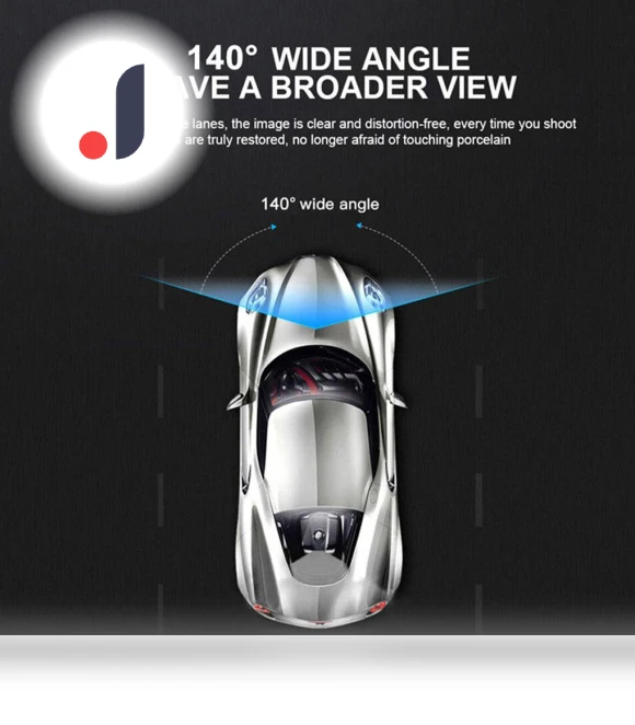 Full HD Car DVR with Triple Lens — Dashboard Cameras, Cars Auto Home