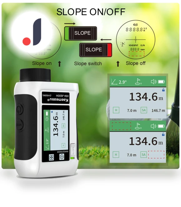 Golf Rangefinder with Touch LCD Screen — Golf, Toys Arts