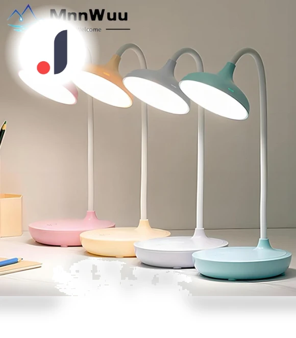 LED Desk Lamp with USB Power — Study & Desk Lighting, MnnWuu