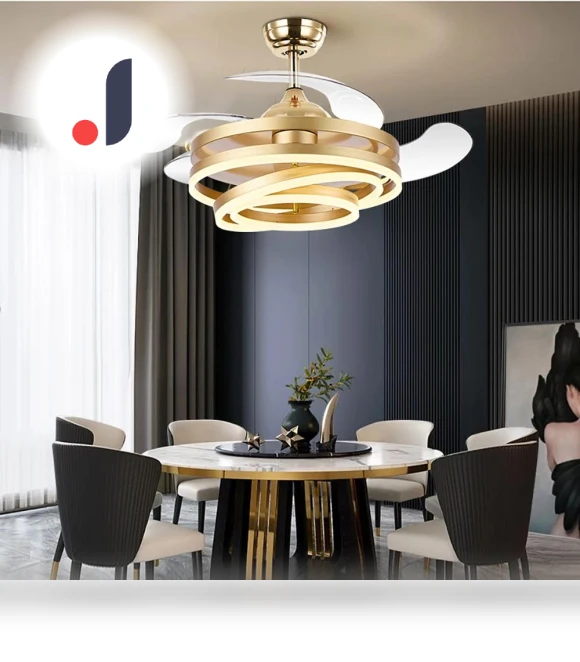 Modern Ceiling Fan with Lighting — Ceiling Fan Lighting Solutions, Vinde Home