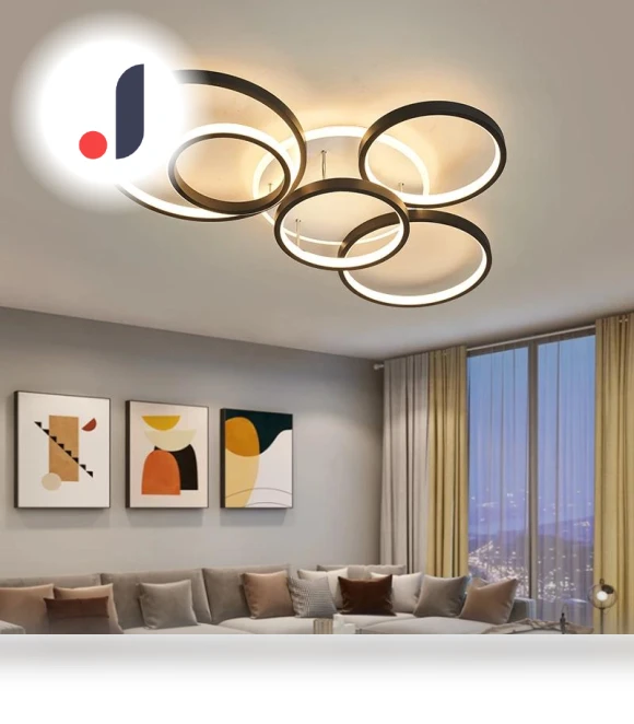Modern LED Smart Ceiling Light — Overhead Lighting, Vinde Home