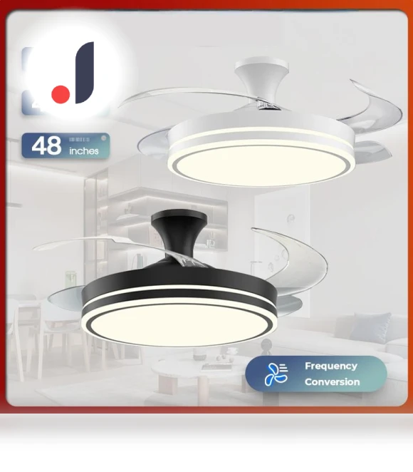 Modern Smart Ceiling Fan with LED Light — Ceiling Fan Lighting Solutions, The Romantics