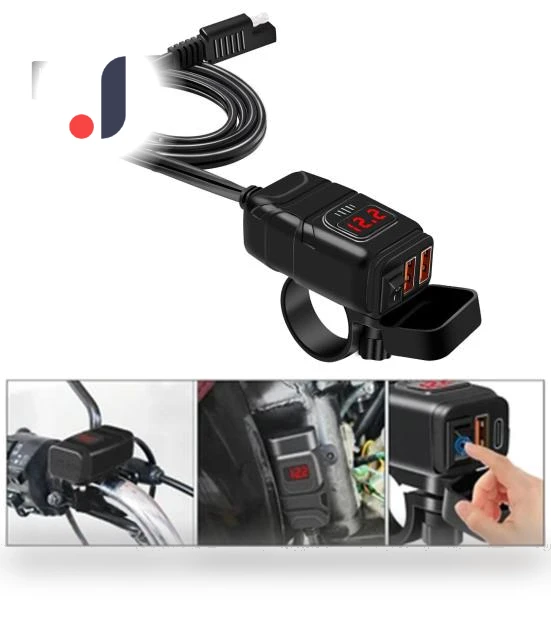 Motorcycle USB Charger with Dual USB Type C Ports — Chargers, Enjoy Smart Home