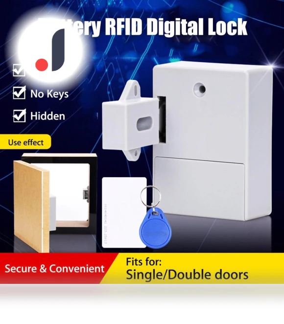 RFID IC Card Sensor Cabinet Box SmartLock — Locks, Comfort Homeware