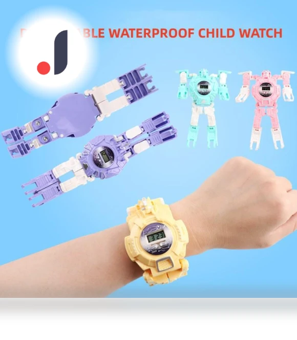 Robot Transformation Watch Toy — Pretend Play, lijianzcx4