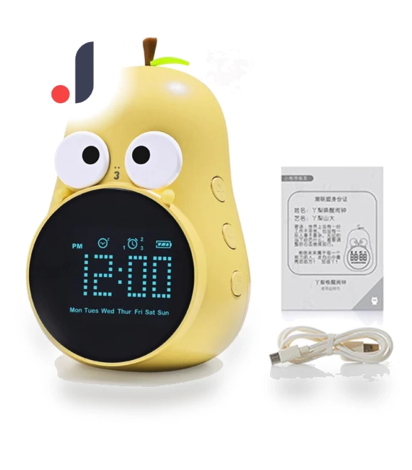 Smart Alarm Clock with Cute Cartoon — Alarms & Clocks, Factory Discount Outlet