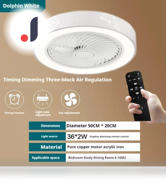 Smart Ceiling Fan with Light — Ceiling Fans, Vinde Home