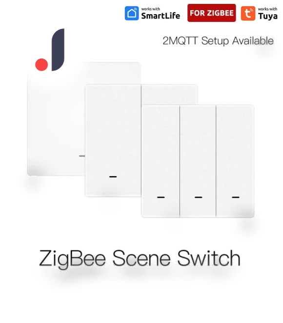 Smart Scene Switch Push Button — Smart Home Hubs & Controllers, AUBESS