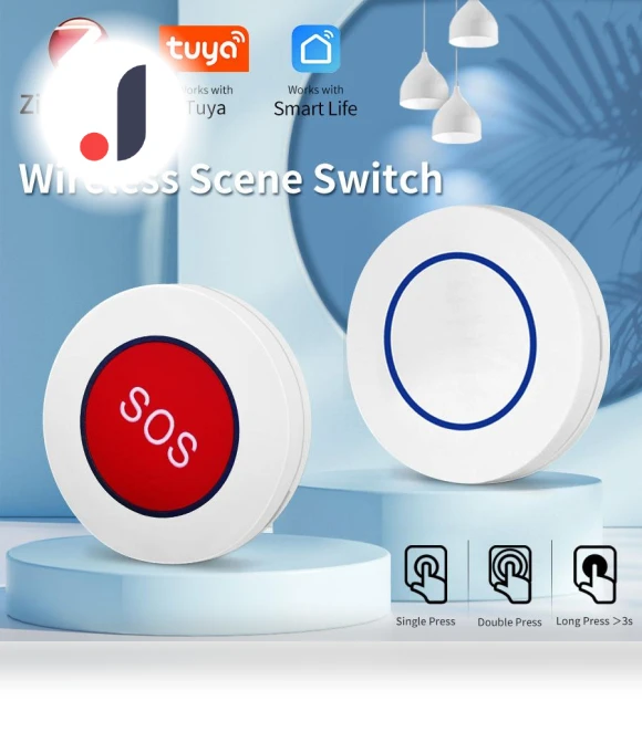 SOS Alert Button Pager — Health Monitoring & Alert Systems, Comfort Homeware