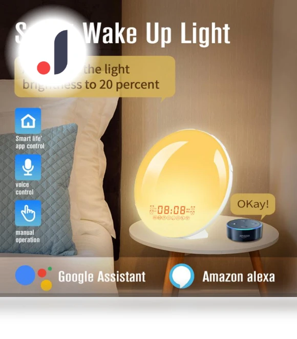 Touch Alarm Clock with Sunrise & Sunset Simulation — Alarms & Clocks