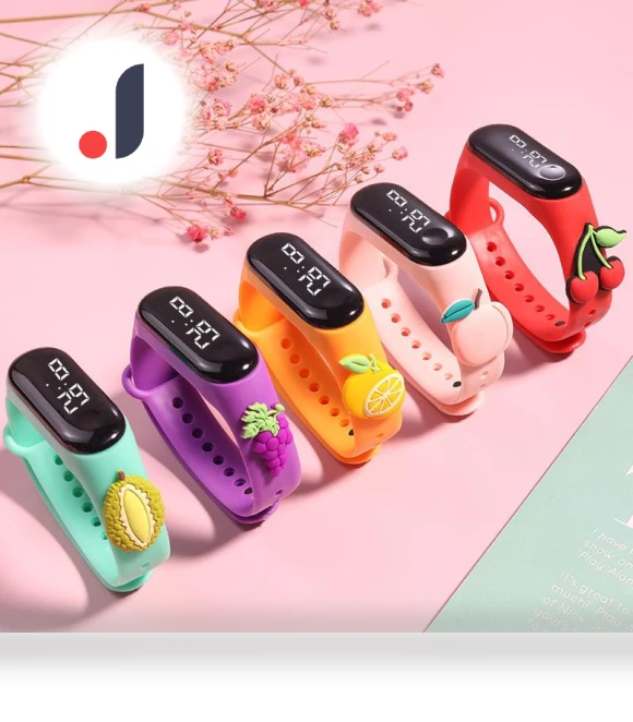 Unisex Fruit Doll Electronic Sports LED Touch Watches — Timepieces, kuanhong