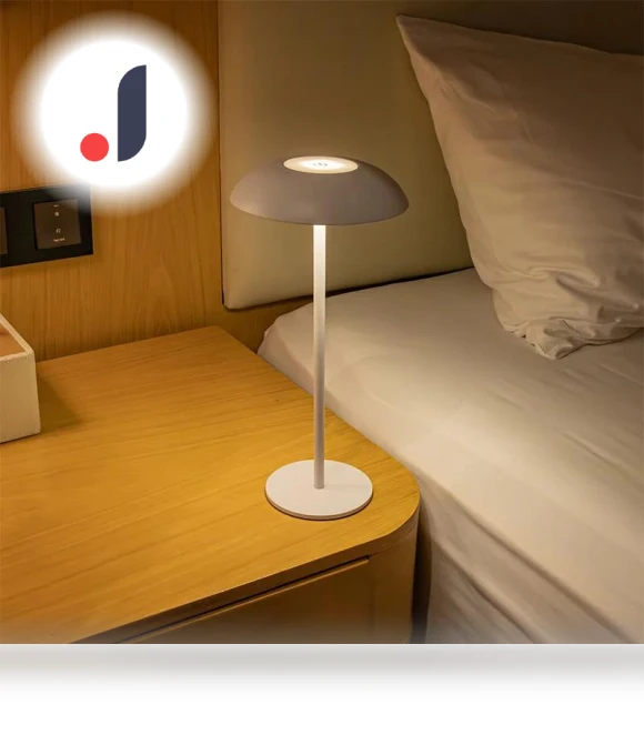 USB Rechargeable Desk Lamp with Touch Brightness Adjustment — Desk & Table Lighting, Vinde Home