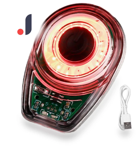 USB Rechargeable Smart Bike Tail Light — Bike Headlights, JOHO - CarGear