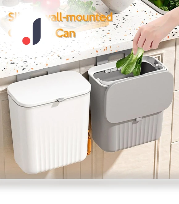 Wall-mounted trash bin — Waste Baskets, Elegant Living House