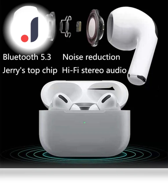 Wireless Bluetooth Earbuds with Noise Cancellation — In-Ear Headphones, HXR Electronic Mall