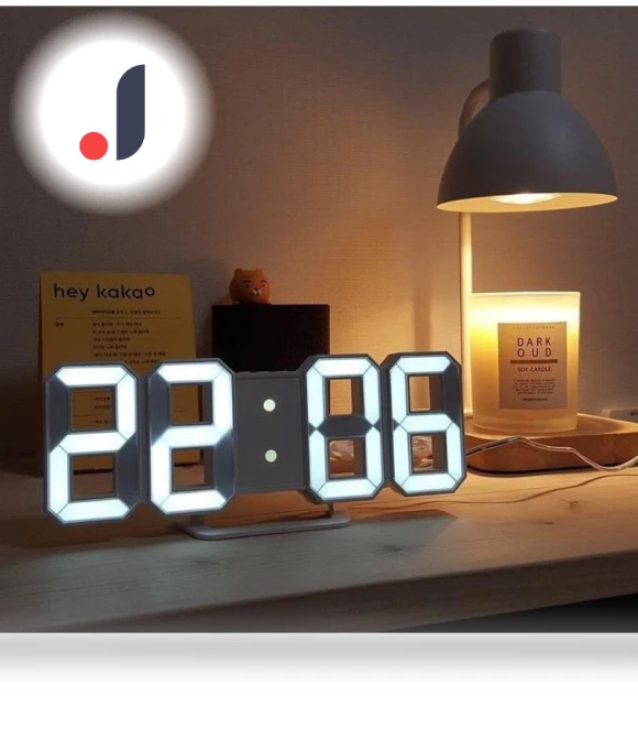 3D Digital Alarm Clock — Clocks, Serene Homes