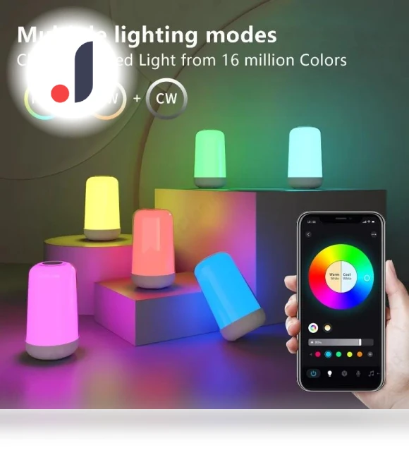 Creative LED Touch Bluetooth Controller — Night Lights, Elegant Living House