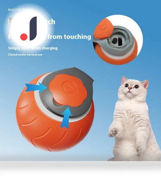 Electric Rolling Ball Toy for Cats — Cat Playthings, Kitty Cat House