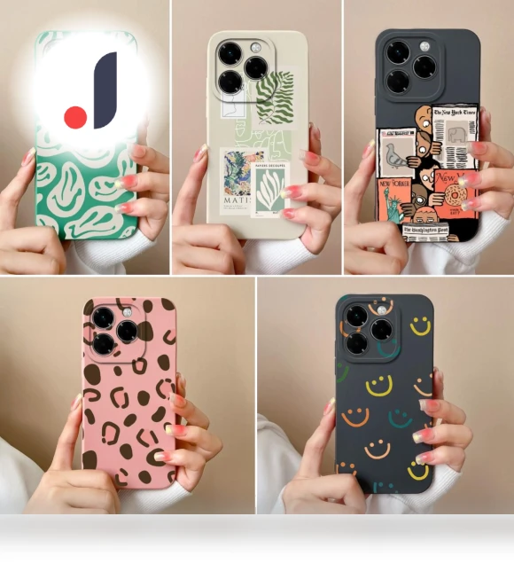 Fashionable Aesthetic Style Soft Liquid Thin Silicone Premium Protection Case — Basic Cases, New Style Case