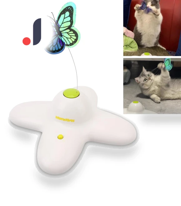 Flashing Puzzle Toy Activated Butterfly — Cat Playthings, HILIFE