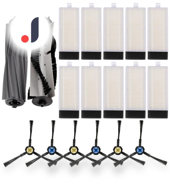 HEPA Filter with Side Brush and Roller — Parts & Accessories, Lntelligent Living Hall