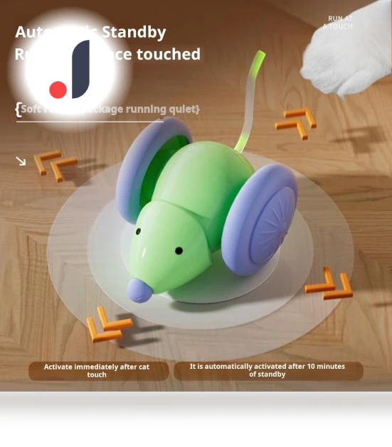 Interactive Electric Cat Toy Mouse — Cat Playthings, SUNJOY HOUSE