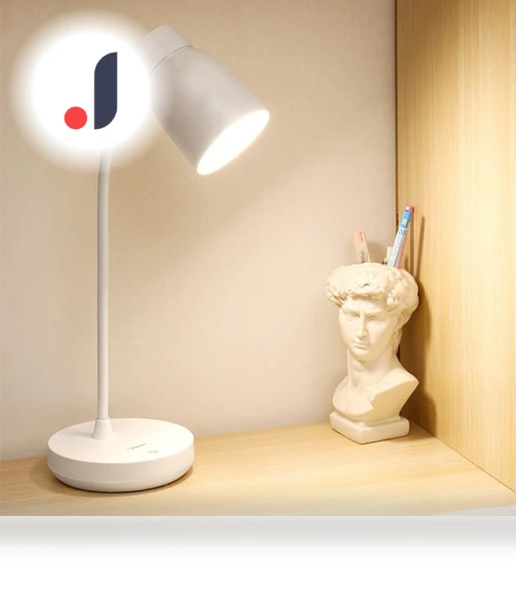 LED Desk Lamp with Adjustable Brightness — Study & Desk Lighting, Seahorse Home