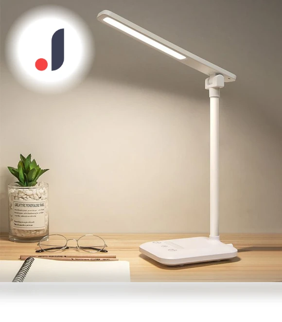 LED Desk Lamp with Touch Night Light — Study & Desk Lighting, Seahorse Home