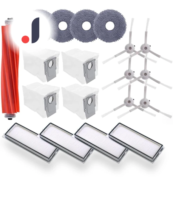 Main Side Brush, Hepa Filter, Mop Attachment, Dust Collector Accessory Kit — Parts & Accessories, Elegant Living House
