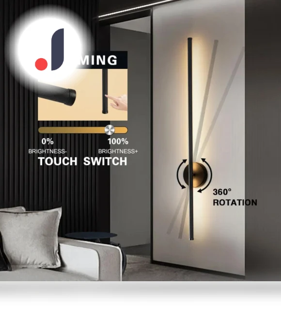 Modern LED Touch Dimmable Wall Light — Overhead Lighting, HIMO Group