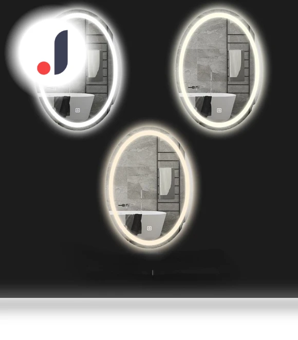 Oval Smart Makeup Mirror — Makeup, Factory Discount Outlet