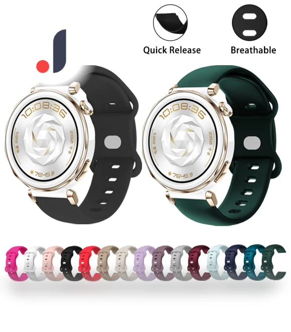 Replacement Rubber Strap with Butterfly Buckle — Fitness Bands, Huawei