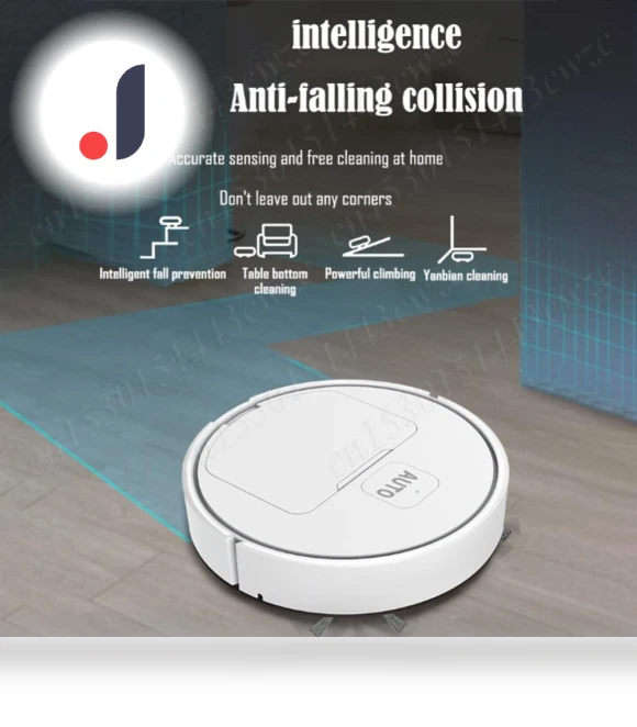 Robot Vacuum 3 in 1 with USB Charging — Smart Cleaning Robots, Home Furnishing Department Mall